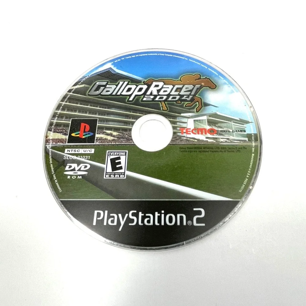 Gallop Racer 2004 PS2 Complete CIB Tested Horse Racing Game Tecmo simulation